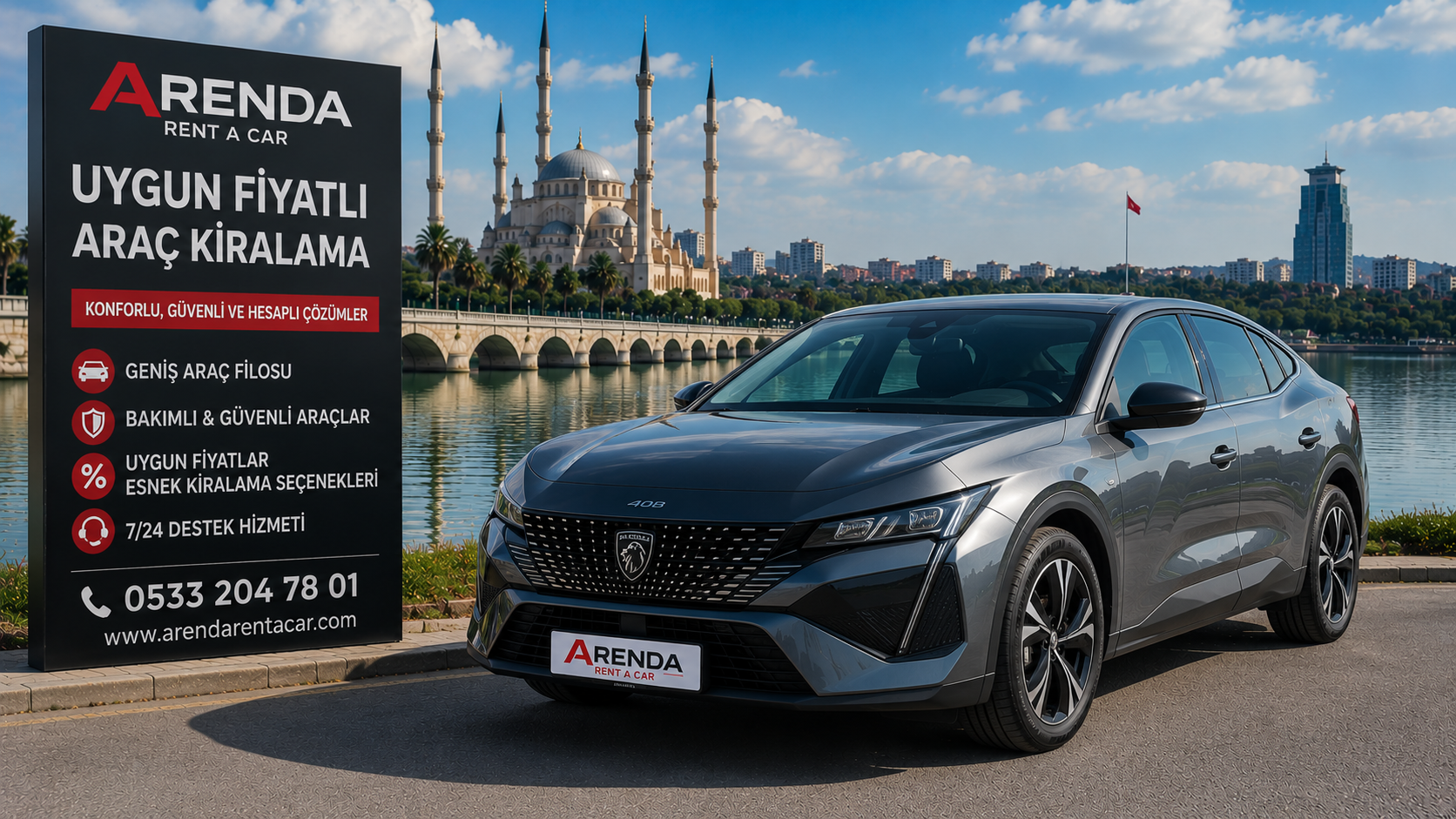 Adana Rent A Car | Uygun Fiyatlı Araç Kiralama - Arenda Rent A Car
