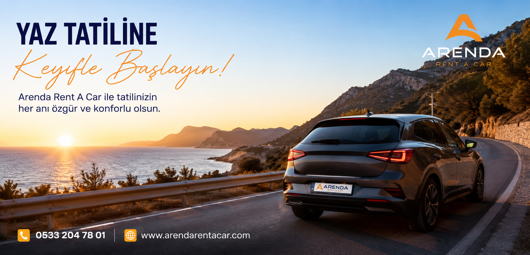 Yaz Tatilinde Araç Kiralama Rehberi | Arenda Rent A Car